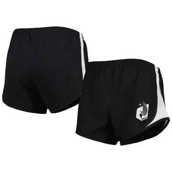 Черные женские базовые спортивные сетчатые шорты Minnesota United FC