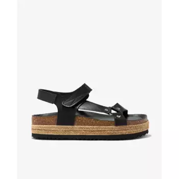 Черные женские босоножки на платформе с застежкой на липучке Break and Walk, черный