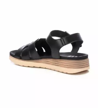 Черные женские босоножки на танкетке Xti, черный