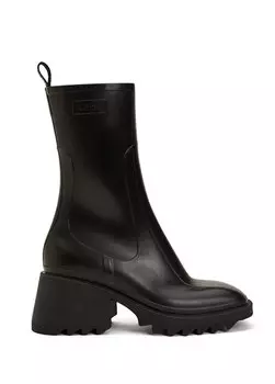 Черные женские ботинки Chloe