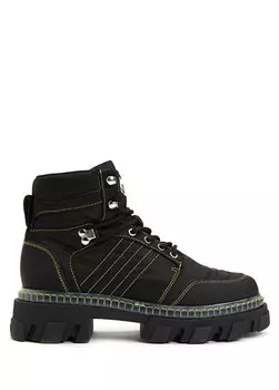 Черные женские ботинки Ganni