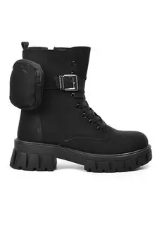 Черные женские ботинки Meru из нубука Walkway