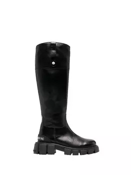 Черные женские ботинки Moschino