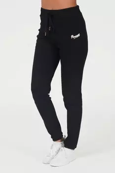 Черные женские брюки ретро узкого кроя Pineapple, черный