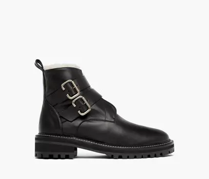 Черные женские дубленки Athena Freda Salvador, черный