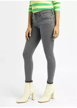 Черные женские джинсовые брюки Levis