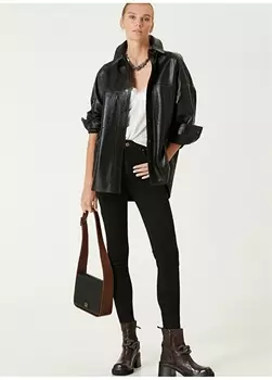 Черные женские джинсовые брюки Network