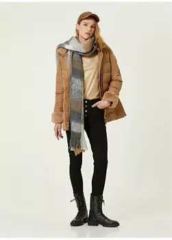 Черные женские джинсовые брюки Skinny с нормальной талией и узкими штанинами Network