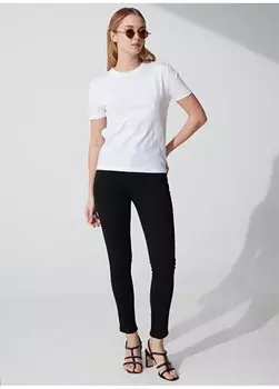 Черные женские джинсовые брюки узкого кроя с высокой талией REPTO-BLACK Pierre Cardin, черный