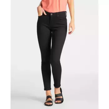 Черные женские джинсы скинни средней посадки Scarlett Lee, черный