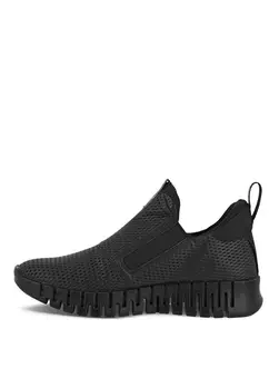 Черные женские кожаные сандалии Ecco