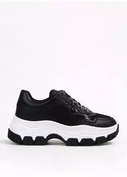 Черные женские кроссовки FLPBREELE12BLACK Guess, черный