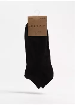 Черные женские носки-пинетки Aeropostale