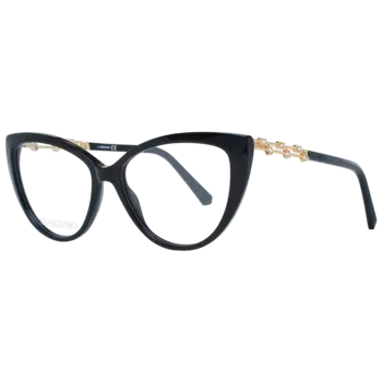 Черные женские оптические оправа Swarovski