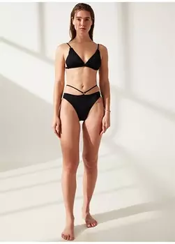 Черные женские плавки бикини Fabrika