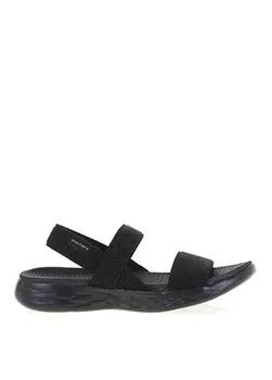 Черные женские сандалии Skechers