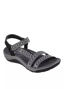 Черные женские сандалии Skechers