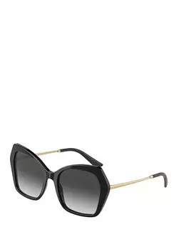 Черные женские солнцезащитные очки квадратной формы Dolce&Gabbana