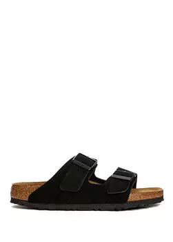 Черные женские тапочки arizona Birkenstock