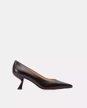 Черные женские туфли из кожи наппа Farrutx