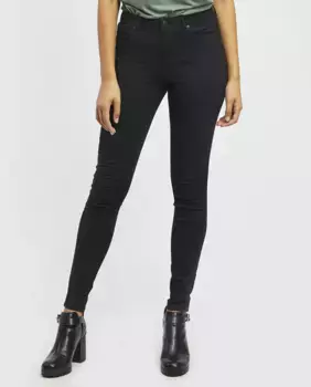 Черные женские узкие джинсы Vero Moda