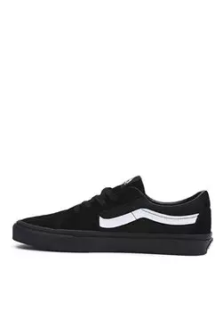 Черные женские замшевые повседневные кроссовки VN0A5KXDBZW1 UA SK8-Low Vans, черный