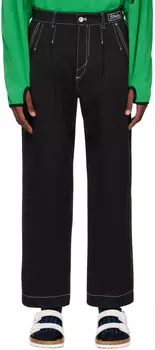 Черные жидкие джинсы ADER error