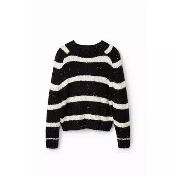 Черный акриловый свитер Desigual