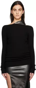 Черный аль-свитер Rick Owens