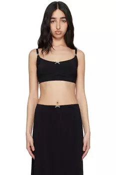 Черный бант-топ Rabanne