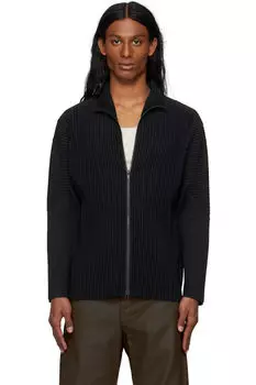 Черный базовый свитер HOMME PLISS ISSEY MIYAKE