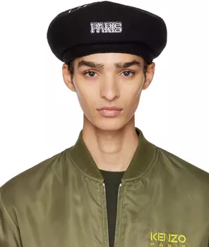 Черный берет Kenzo Paris Souvenir