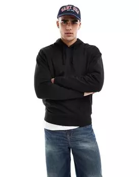 Черный бесшовный худи New Look Core