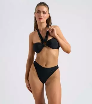 Черный бикини-топ с бретельками и бретельками Urban Bliss Urban Bliss, черный