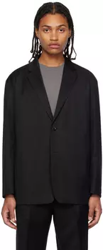 Черный блейзер с двумя пуговицами N.Hoolywood