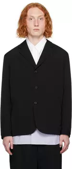 Черный блейзер с тремя пуговицами Comme des Garons