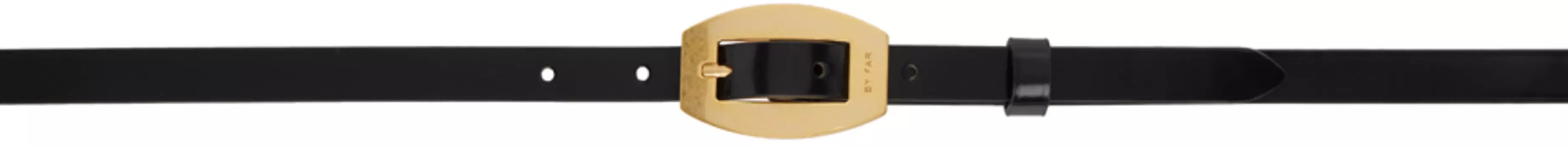 Черный блочный пояс BY FAR