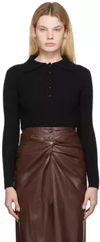 Черный боди Jonelle Nanushka