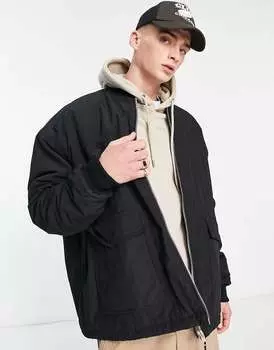 Черный бомбер ASOS Extreme