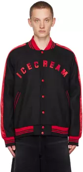Черный бомбер Cones and Bones ICECREAM