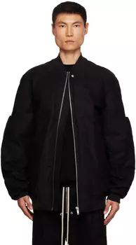 Черный - Бомбер Easy Gauntlet Черная Rick Owens