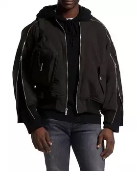 Черный бомбер Issac RTA, черный