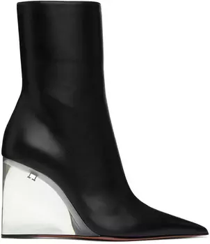 Черный - Ботильоны Pernille Half Glass Amina Muaddi