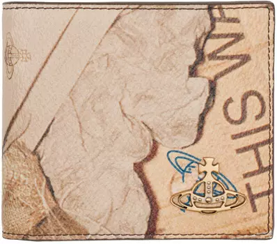 Черный бумажник-купюрница Vivienne Westwood