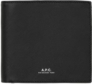 Черный бумажник New London Bifold A.P.C.