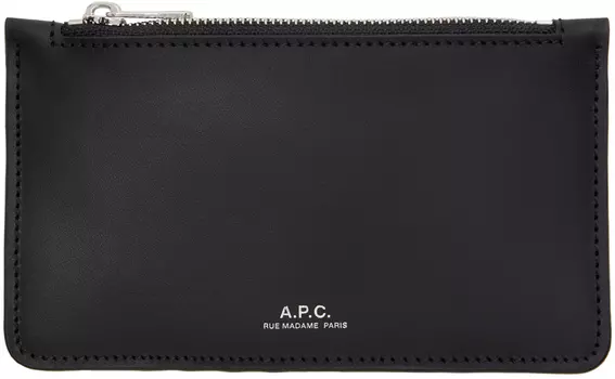 Черный бумажник Уолтера A.P.C.