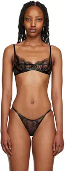 Черный бюстгальтер Agent Provocateur Alyss