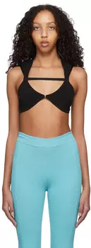 Черный бюстгальтер 'Le Bandeau Veleiro' Jacquemus