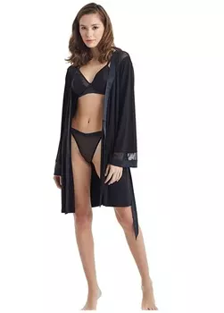 Черный бюстгальтер без косточек Blackspade