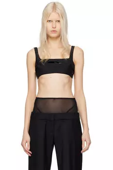 Черный бюстгальтер-бралетт для мам 032c